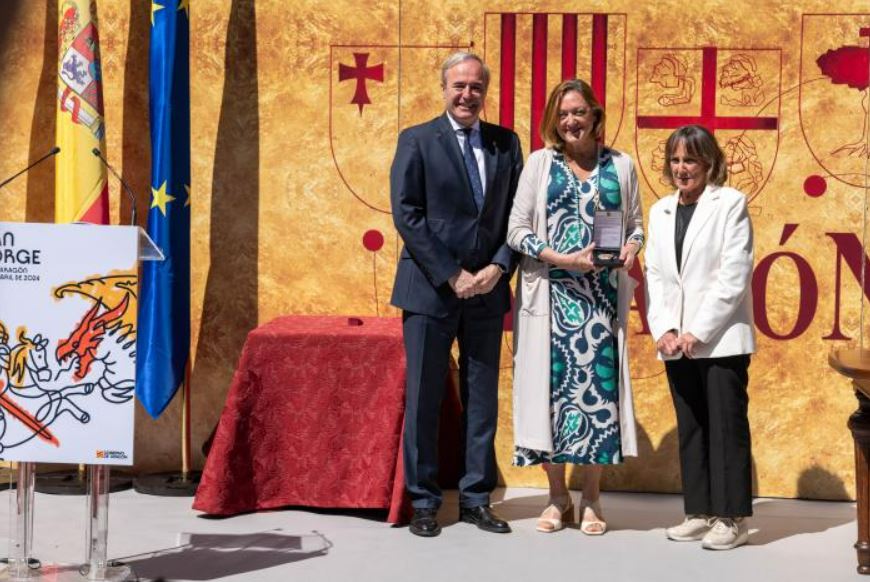 concesión Medalla al Mérito Profesional del Gobierno de Aragón