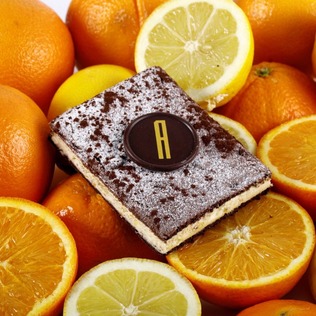 pastel citrus de naranja y limón