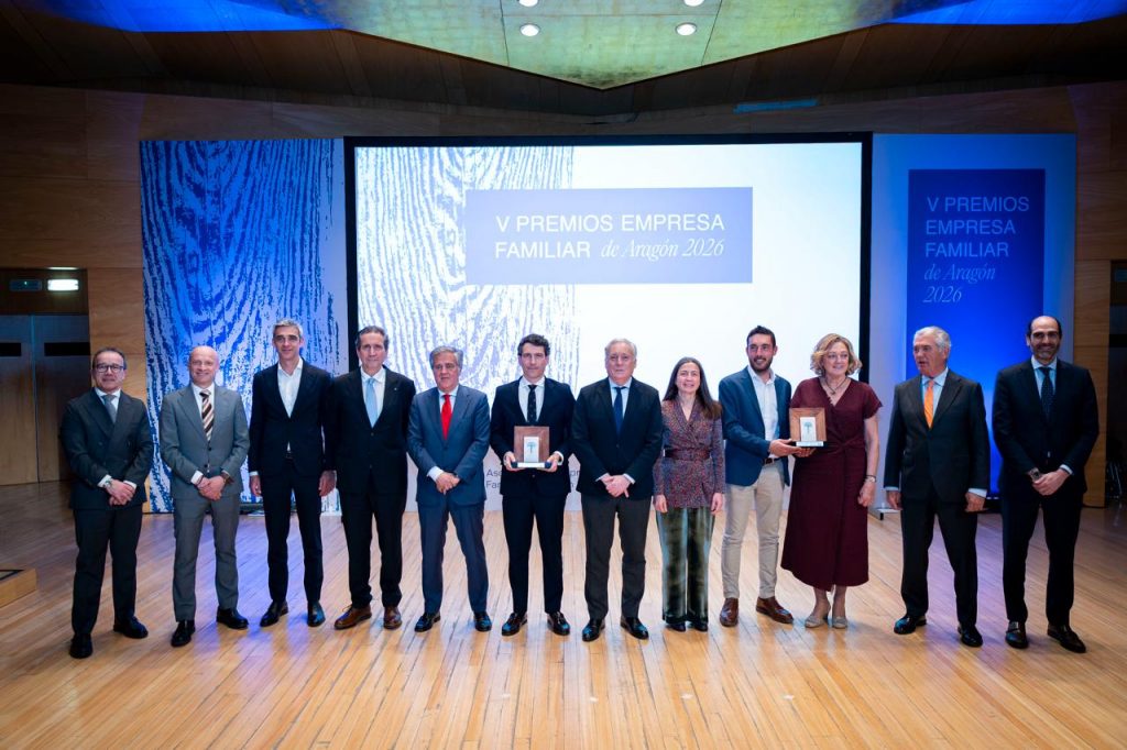 Gala de entrega de los V Premios Empresa Familiar de Aragón